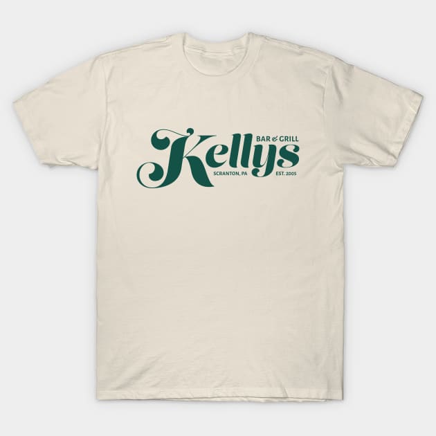 The Office - Kellys Bar & Grill T-Shirt by CuppaJoey